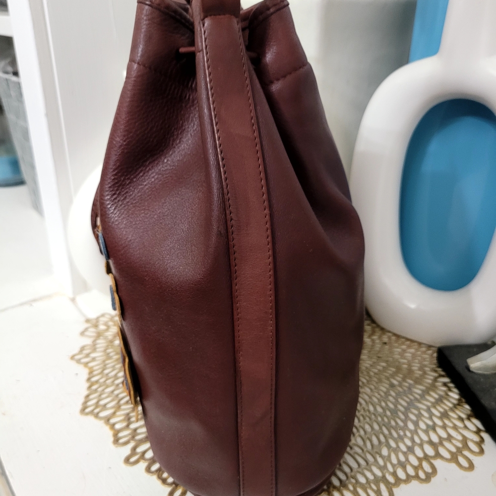 Coach Leather Drawstring Bag UPCRAFTED - Picture 5 of 12